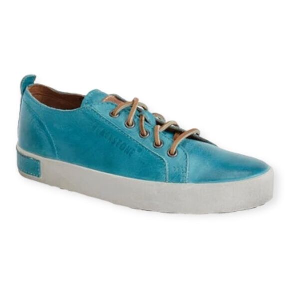 Blackstone Shoes - BLACKSTONE JL21 Sneaker in Turquoise Blue Leather Size 7 NEW